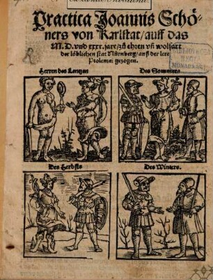 Practica auff das 1540. jare