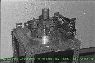 Detail eines unbekannten Versuchsaufbaus im Zyklotron (Zykl)