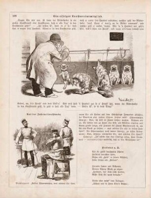 "Ein eifriges Kunstvereinsmitglied" "Aus der Instructionsstunde"