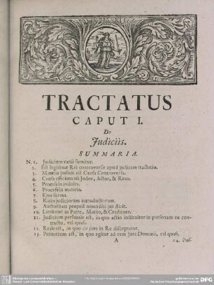 Caput I. De Iudiciis
