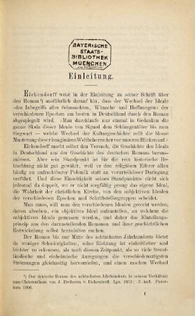 Der Roman in Deutschland : Von 1774 bis 1778