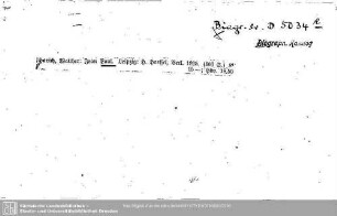 Biographiae eruditorum D 5034.e