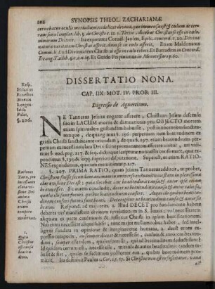 Dissertatio Nona.