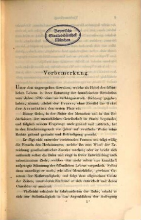 Der Jakobiner-Klub : Ein Beitrag zur Geschichte der Parteien und der politischen Sitten im Revolutions-Zeitalter, 1.. Der Jakobiner-Klub und das französische Klubwesen bis zur Trennung der Feuillans von den Jakobinern im Juli 1791