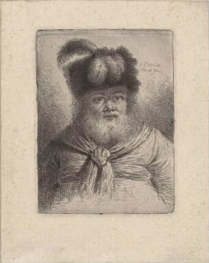 Der Alte mit Pelzmütze