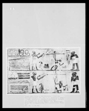 Ausgabe von Rohmaterialien an die Werkstätten des Amuntempels von Karnak