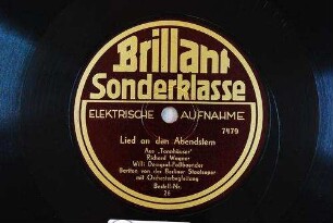 Lied an den Abendstern : aus "Tannhäuser" / Richard Wagner