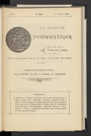 N° 5. 1er Février 1898