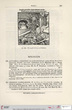 Medizin (Nr. 390 - 460)