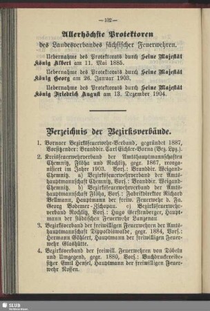 Allerhöchste Protektoren