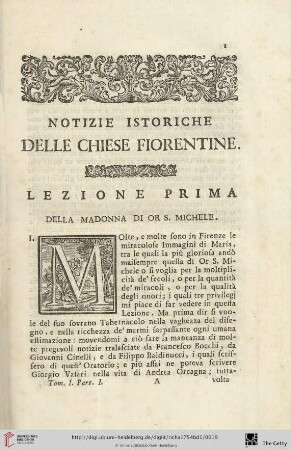 Lezione prima