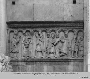 Fassade : Genesisrelief, Kain und Abel
