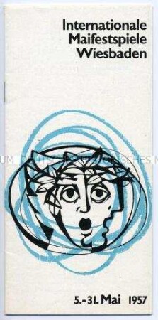 Programm der Internationalen Maifestspiele in Wiesbaden 1957