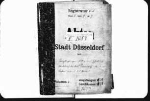 Kriegsleistungen 1870/1 und Erstattung der dadurch der Stadt Düsseldorf