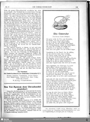 Die Osteruhr