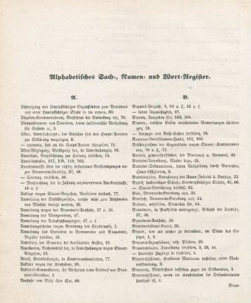 Alphabetisches Sach-, Namen- und Wort-Register