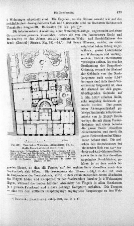 Fig. 390. Franz'sches Wohnhaus, Alexanderstr. No. 41