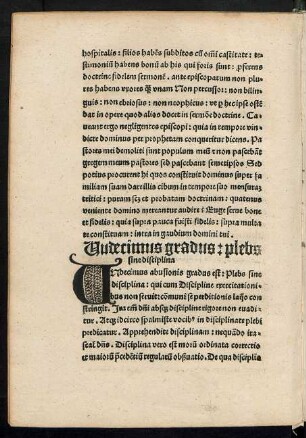 Uudecimus gradus: plebs sine disciplina