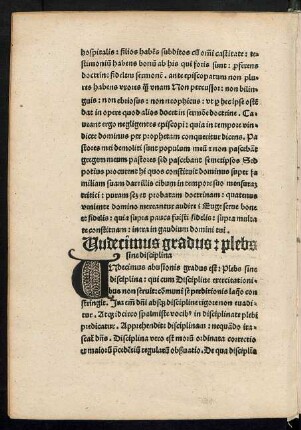 Uudecimus gradus: plebs sine disciplina