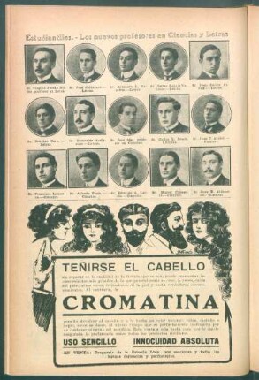 Estudiantiles.- Los nuevos profesores en Ciencias y Letras.