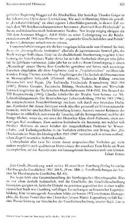 Grolle, Joist :: Hamburg und seine Historiker, (Veröffentlichungen des Vereins für Hamburgische Geschichte, 43) : Hamburg, Verlag Verein für Hamburgische Geschichte, 1997