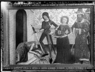 Stetten Ehemaliges Kloster - Klosterkirche Sankt Johannes Baptist Gemälde Enthauptung Johannesder Täufer (um 1486)