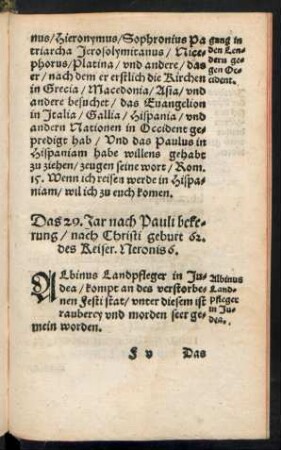 Das 29. Jar nach Pauli bekerung ...