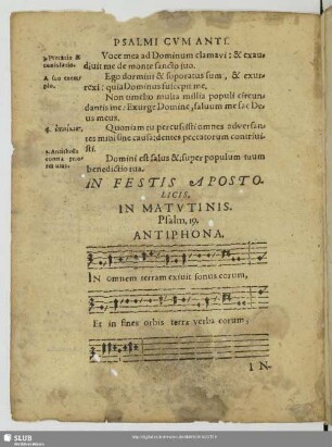 In festis Apostolicis