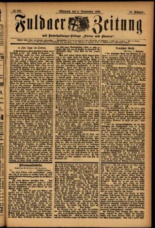 Ausgabe vom Mittwoch, den 02. September 1896.
