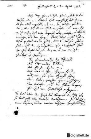 201: Brief von Johann Georg Jacobi an Johann Wilhelm Ludwig Gleim
