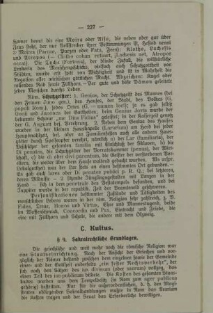 C. Kultus