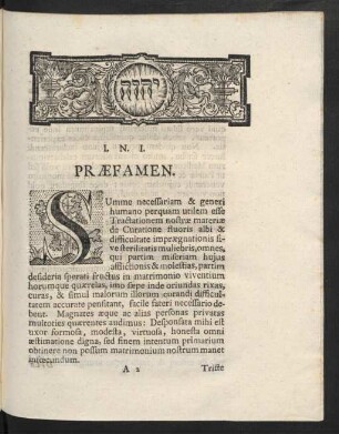 Praefamen.