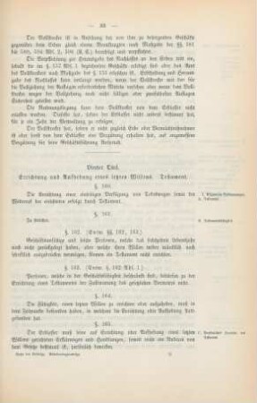 Vierter Titel. Errichtung und Aufhebung eines letzten Willens. Testament