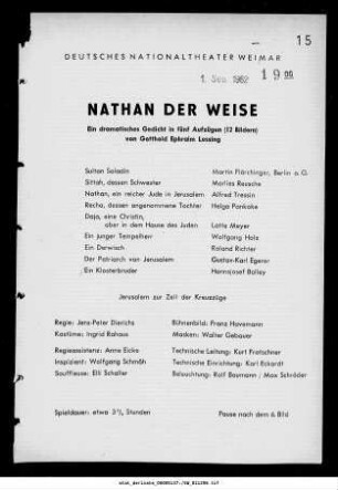 Nathan der Weise