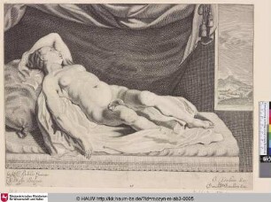 [Schlafende Venus; Venus Sleeping On A Bed; Slapende Venus]