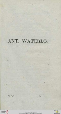 Ant. Waterlo