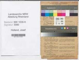Entnazifizierung Josef Holland , geb. 11.03.1886 (Beamter)