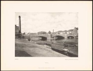 Brommybrücke, Berlin: Ansicht der Brücke (aus: Alfred Messel, 1912)