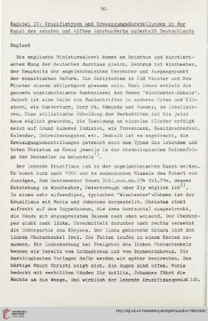 Kapitel IV: Kruzifixtypen und Kreuzigungsdarstellungen in der Kunst des zehnten und elften Jahrhunderts außerhalb Deutschlands