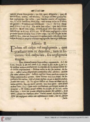 Assertio II