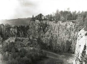 Oberlausitz. Schülerberg bei Zittau. Phonolitbruch
