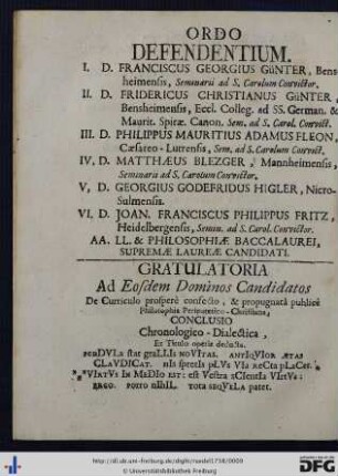 Ordo Defendentium.