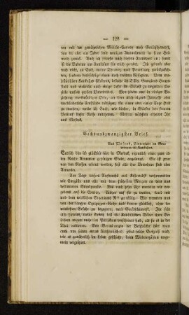 Sechsundzwanzigster Brief.