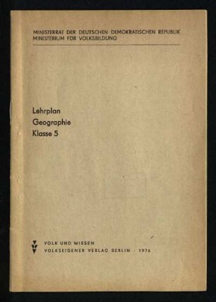 1976: Klasse 5