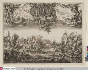 Seeschlacht [Victorious Sea-Batlle Under Admiral De Ruyter Over The English And French Fleets]