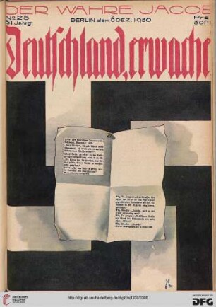Nr. 25 (6. Dezember 1930)