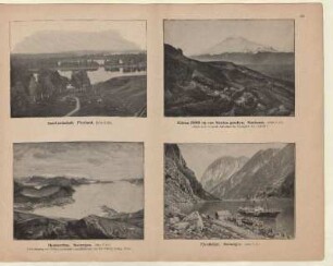 Fjordküste. Norwegen