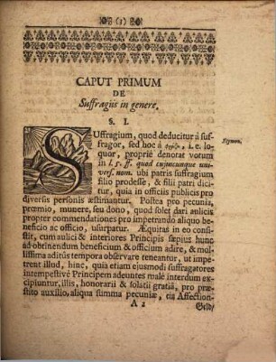 Diss. inaug. iur. de suffragiis eorumque concluso