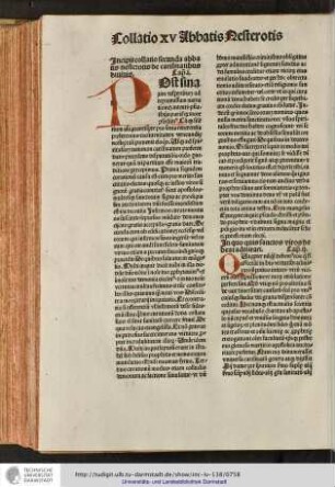 Incipit collatio secunda abbatis Nesterotis de carismatibus divinis.