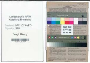 Entnazifizierung Georg Vogt , geb. 07.07.1898 (Schmied)